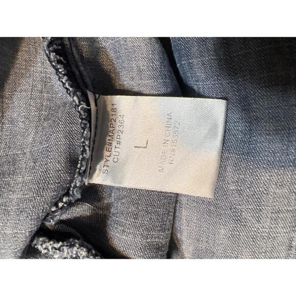 Bohme L Women's Wide Leg Denim Pants wide leg boho - Picture 4 of 5